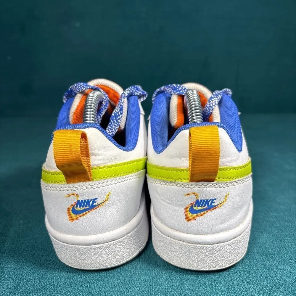 Nike Court Borough Low 2 white shoes size 7Y/8.5Women